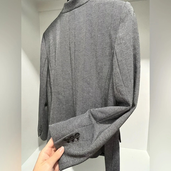 Talbots Women’s Aberdeen Classic Herringbone Blazer Size 12 new without tags - Picture 5 of 12